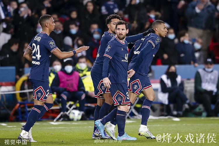 法甲-姆巴佩助攻梅西破门 巴黎1-1提前一轮夺冠 法甲-姆巴佩助攻梅西破门 巴黎1-1提前一轮夺冠